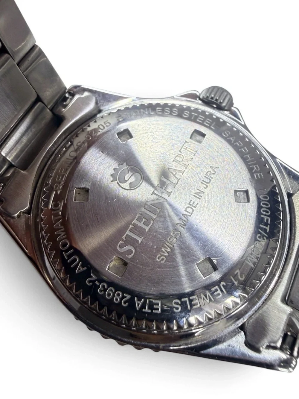 Steinhart GMT Ocean 1 Black 42mm Ceramic Mens Diver Watch WR300 103-0833